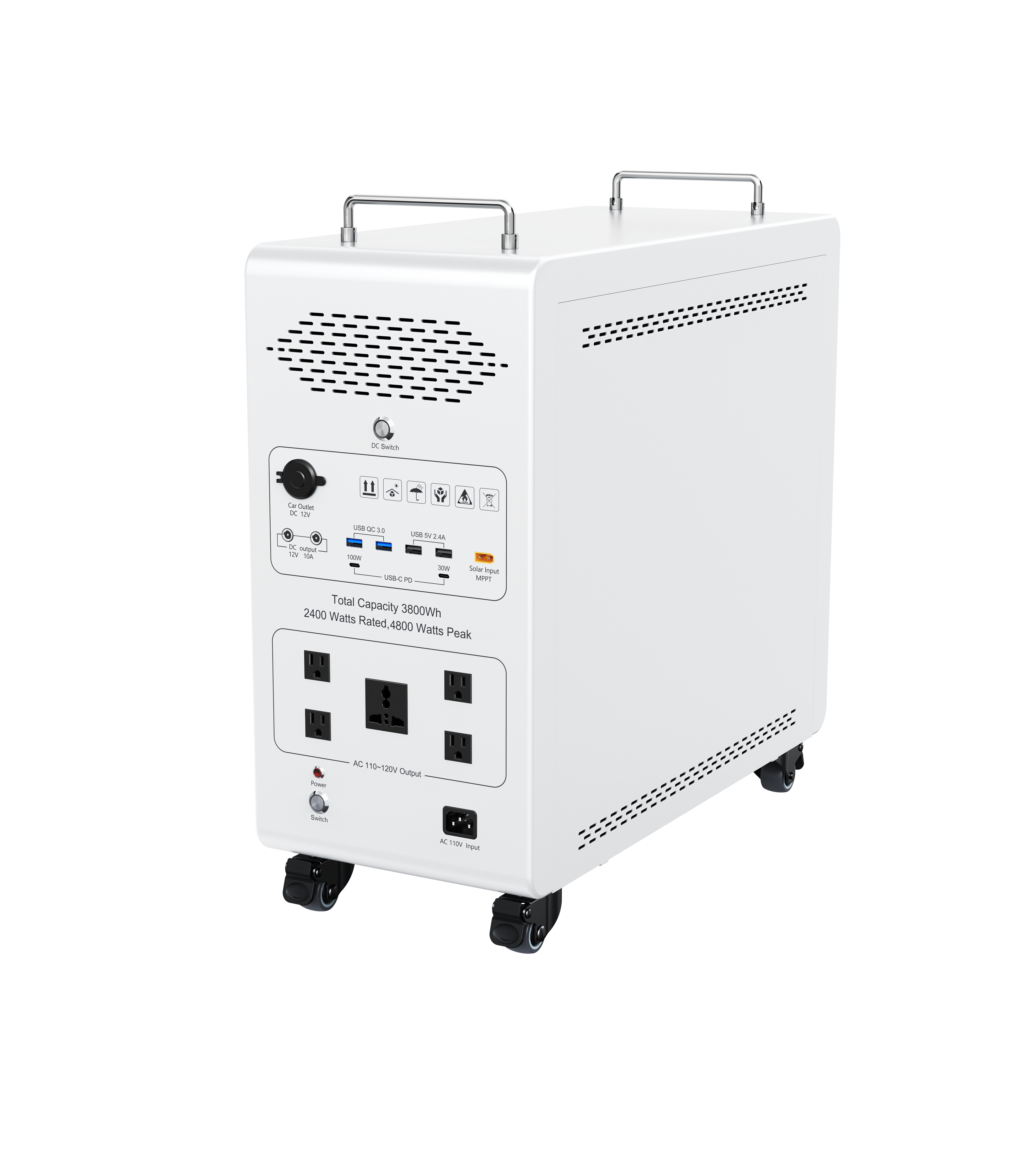 Sentry Plus | 3800Wh Industrial Portable Power System (2400W)