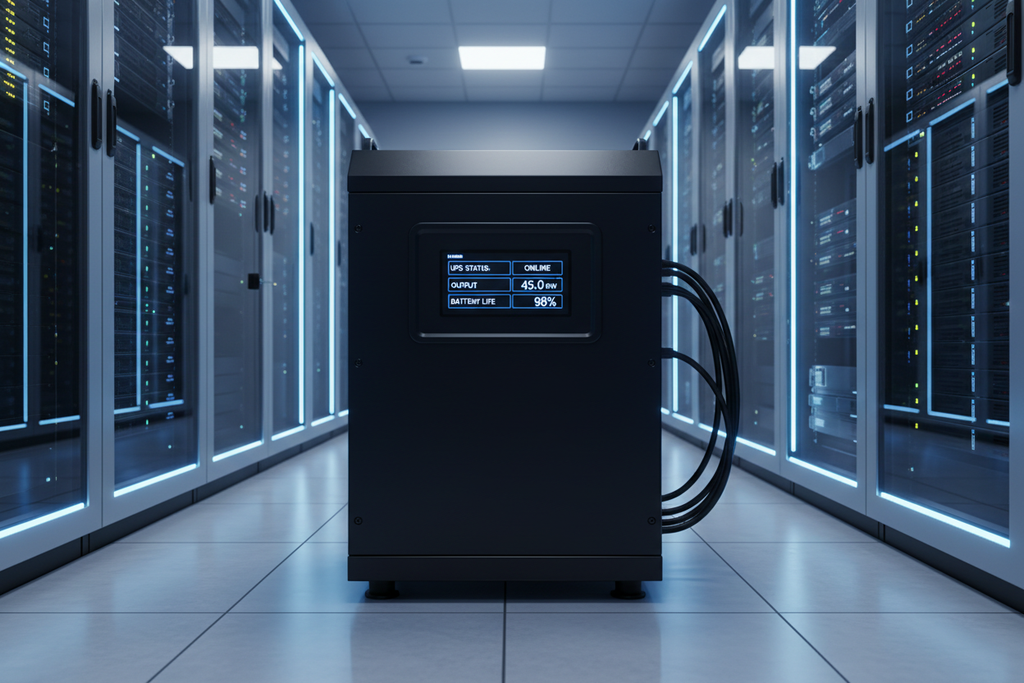 Mofad Sentry Plus providing UPS backup power in server room